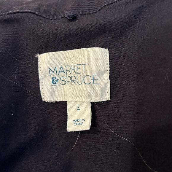 Boutique Market & Spruce size large navy utility style jacket - Picture 3 of 3